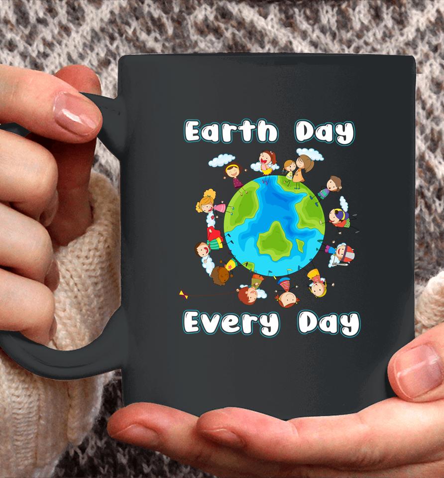 Earth Day Everyday Shirt Children Around The World 2022 Coffee Mug
