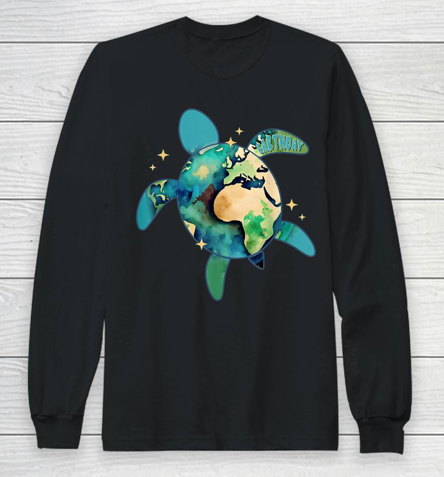 Earth Day Shirt Teacher Environment Day Recycle Earth Day Long Sleeve T-Shirt
