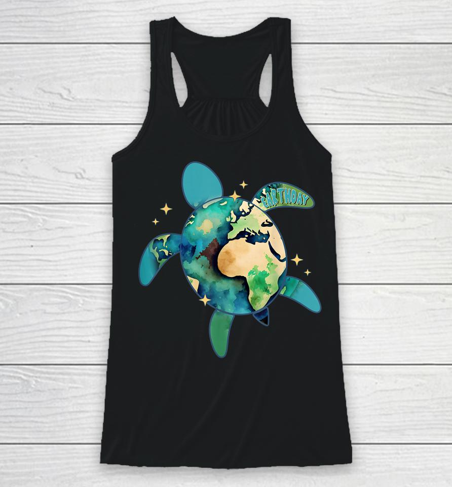 Earth Day Shirt Teacher Environment Day Recycle Earth Day Racerback Tank
