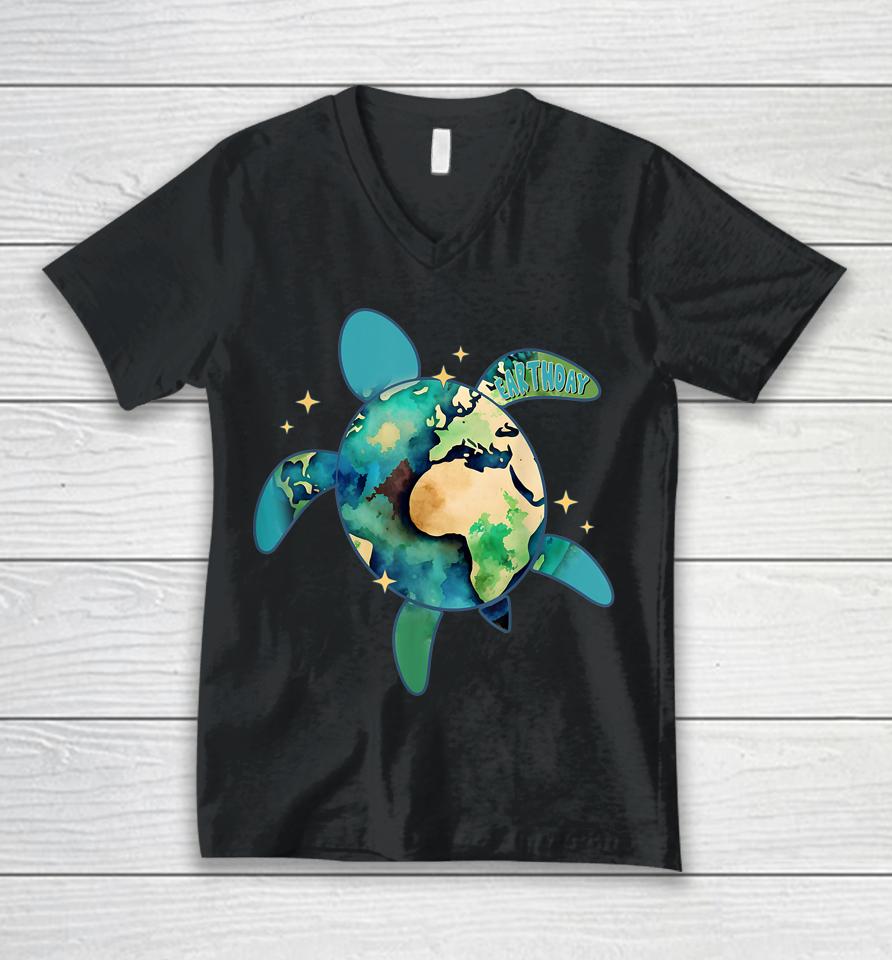 Earth Day Shirt Teacher Environment Day Recycle Earth Day Unisex V-Neck T-Shirt