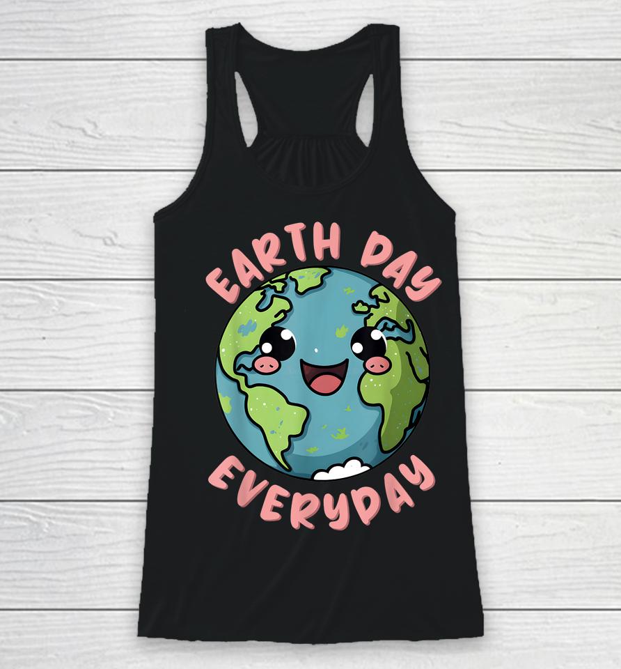 Earth Day Shirt Teacher Environment Day Recycle Earth Day Racerback Tank