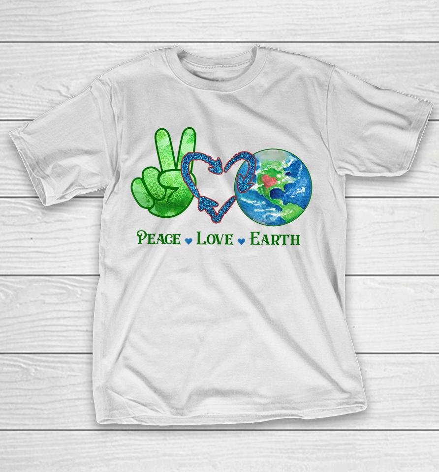 Earth Day Shirt Teacher Environment Day Recycle Earth Day T-Shirt