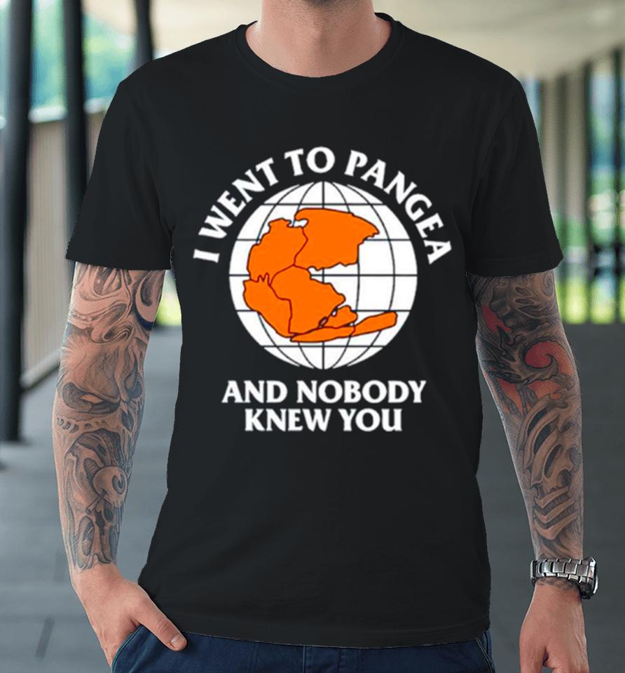 Earth I Went To Pangea And Nobody Knew You Premium T-Shirt