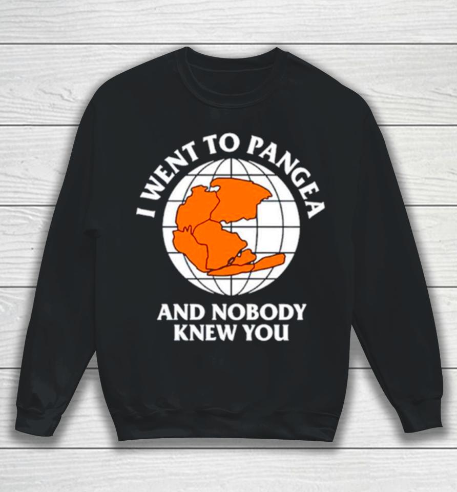 Earth I Went To Pangea And Nobody Knew You Sweatshirt