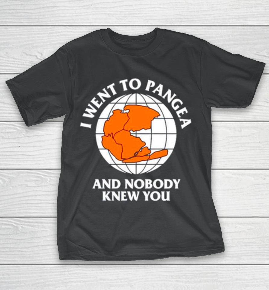 Earth I Went To Pangea And Nobody Knew You T-Shirt