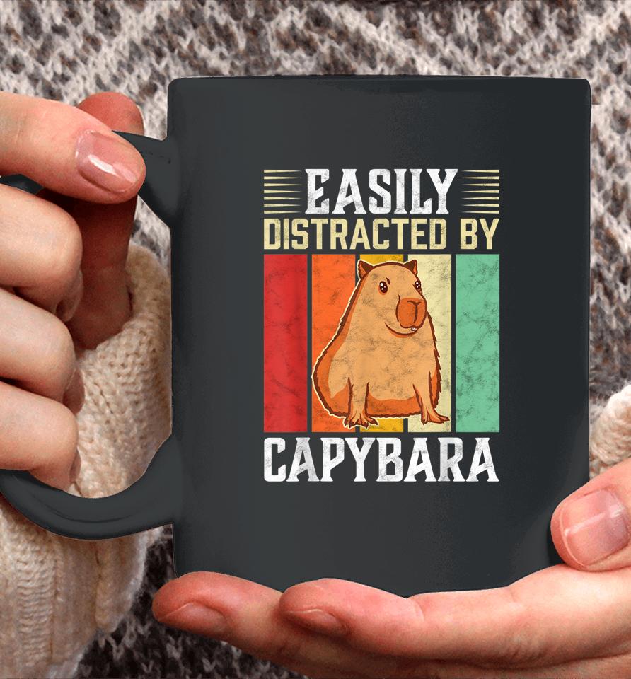 Easily Distracted By Capybara Coffee Mug