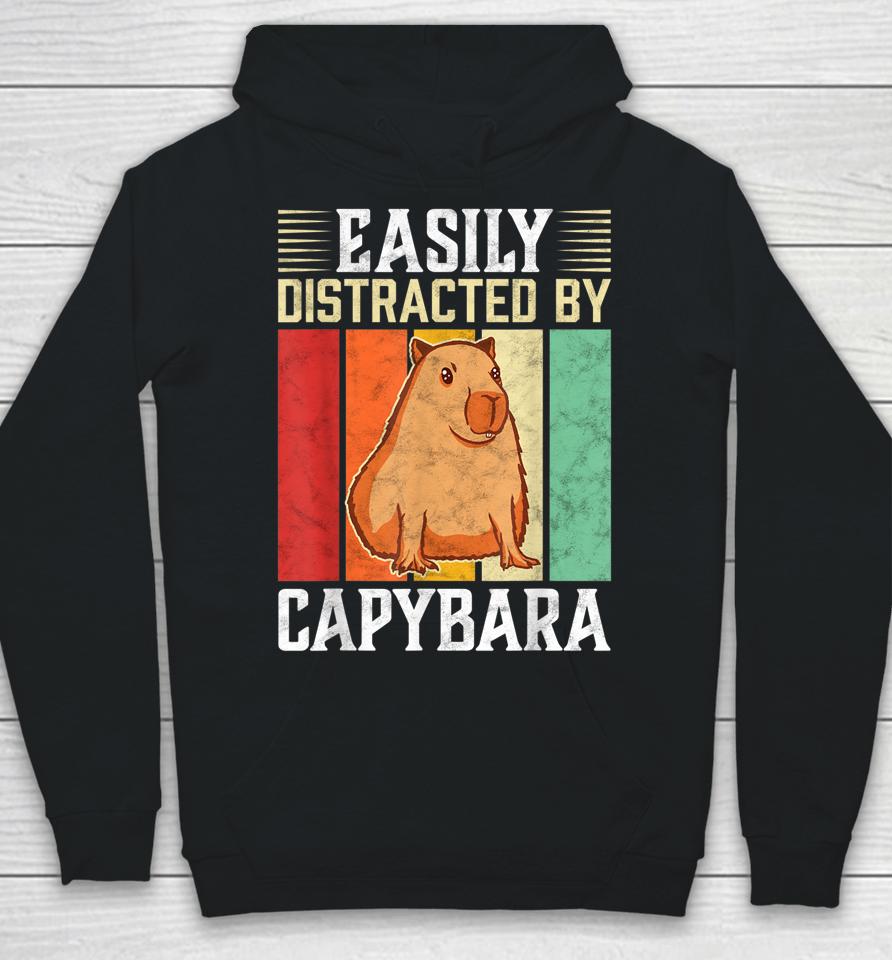 Easily Distracted By Capybara Hoodie