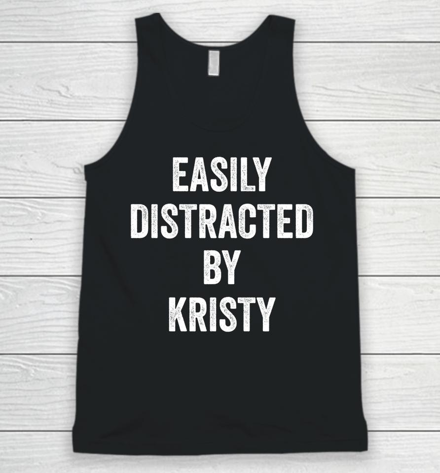 Easily Distracted By Kristy Unisex Tank Top