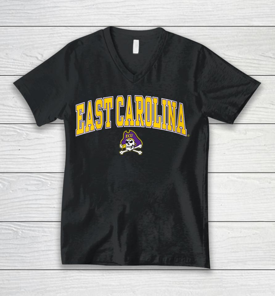 East Carolina Pirates Unisex V-Neck T-Shirt