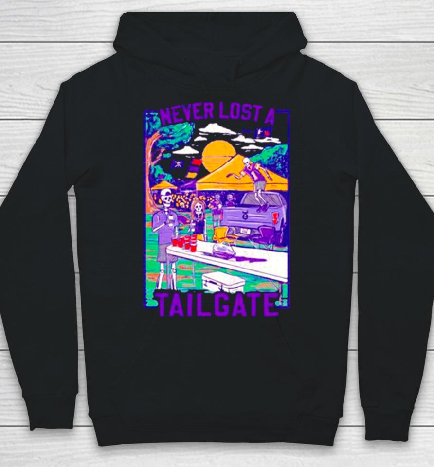East Carolina Pirates Skeleton Never Lost A Tailgate Hoodie