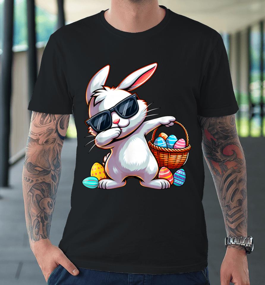 Easter Boys Kids Toddler Rabbit Bunny Egg Hunting Premium T-Shirt