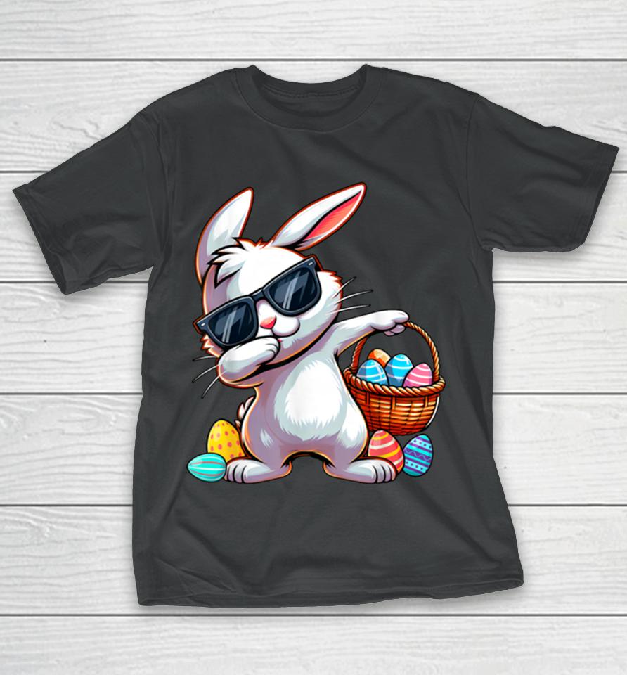 Easter Boys Kids Toddler Rabbit Bunny Egg Hunting T-Shirt