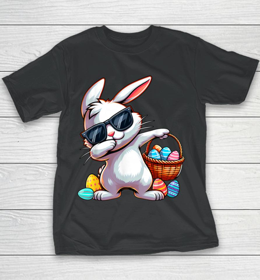 Easter Boys Kids Toddler Rabbit Bunny Egg Hunting Youth T-Shirt