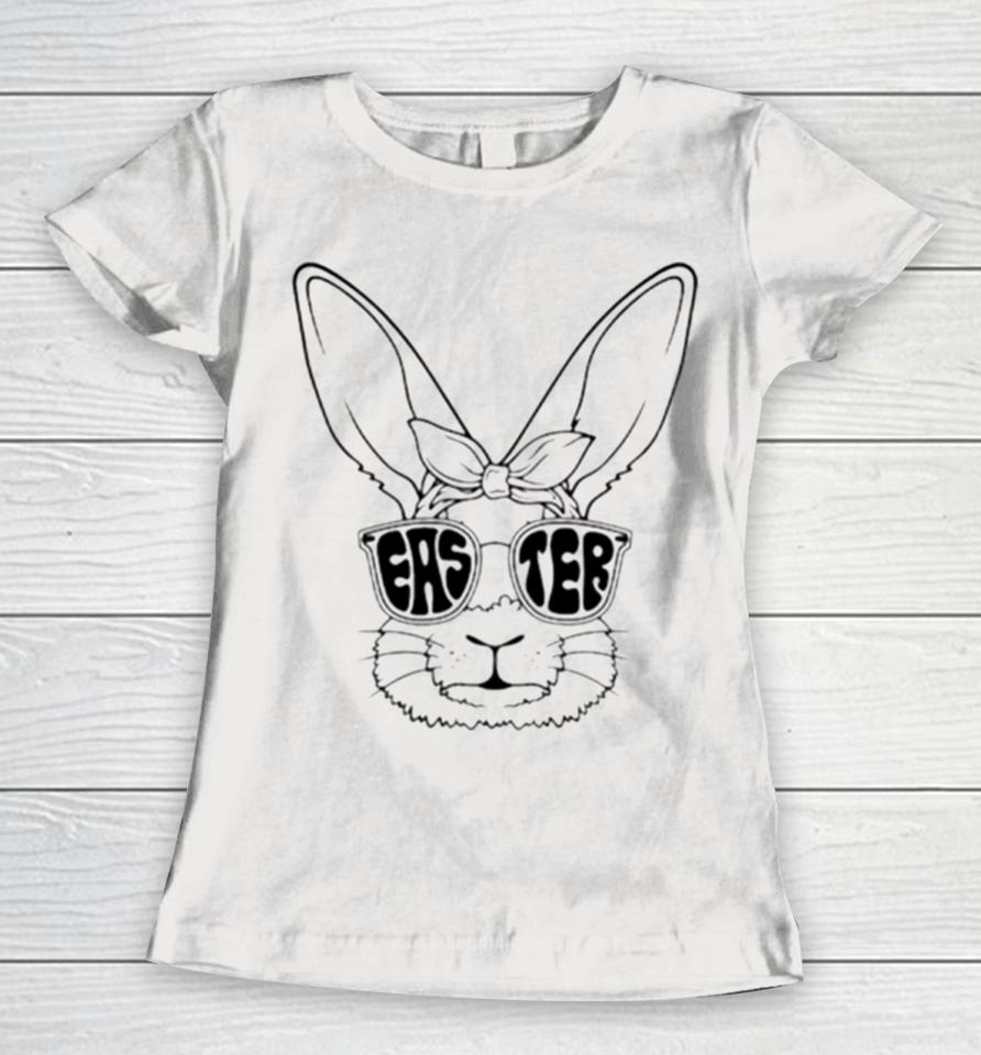 Easter Bunny Glasses Women T-Shirt