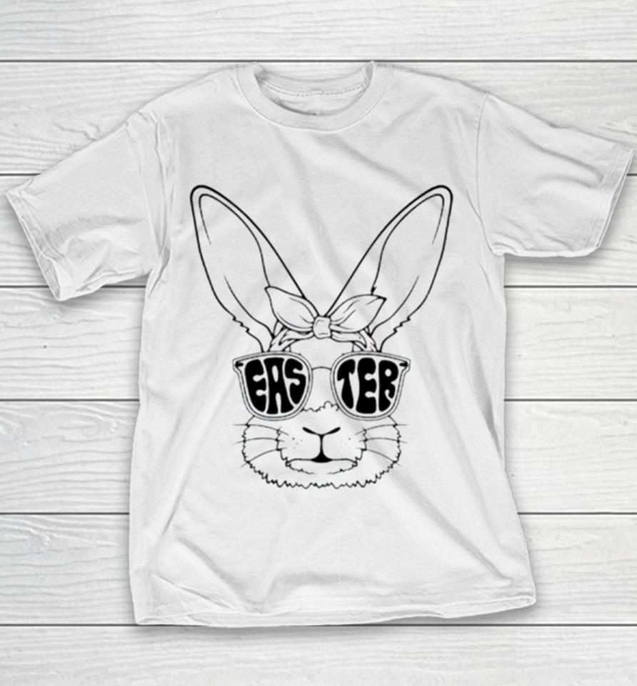 Easter Bunny Glasses Youth T-Shirt