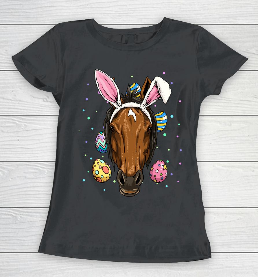 Easter Bunny Horse Women T-Shirt