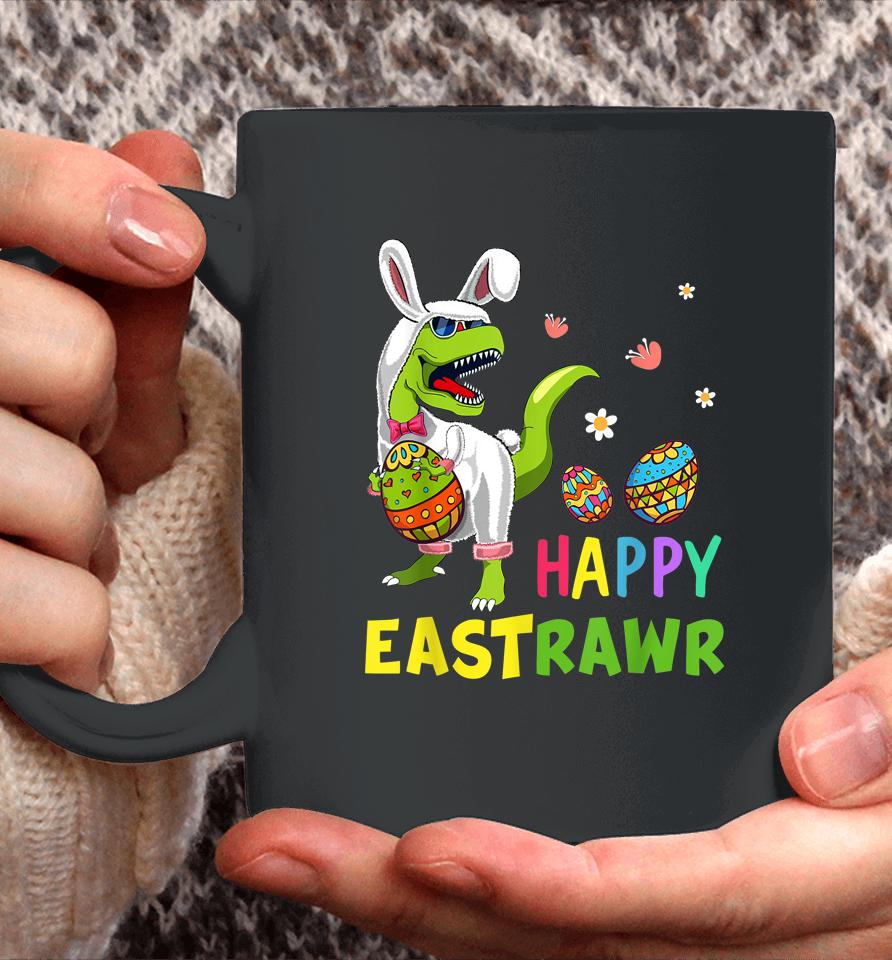 Easter Bunny T Rex Dinosaur Egg Funny Happy Eastrawr Coffee Mug