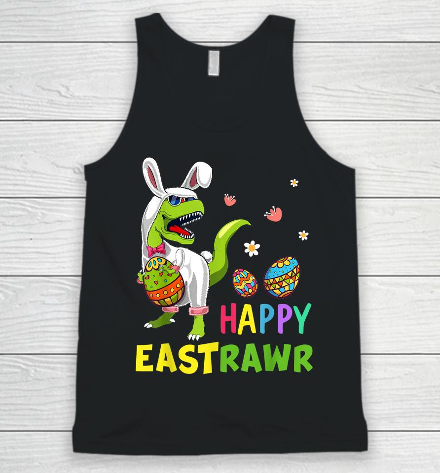 Easter Bunny T Rex Dinosaur Egg Funny Happy Eastrawr Unisex Tank Top