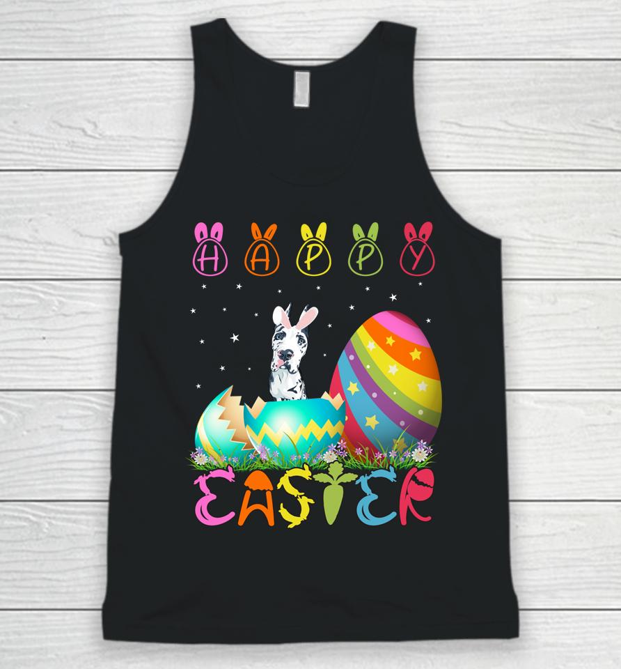 Easter Day Great Dane Dog Unisex Tank Top