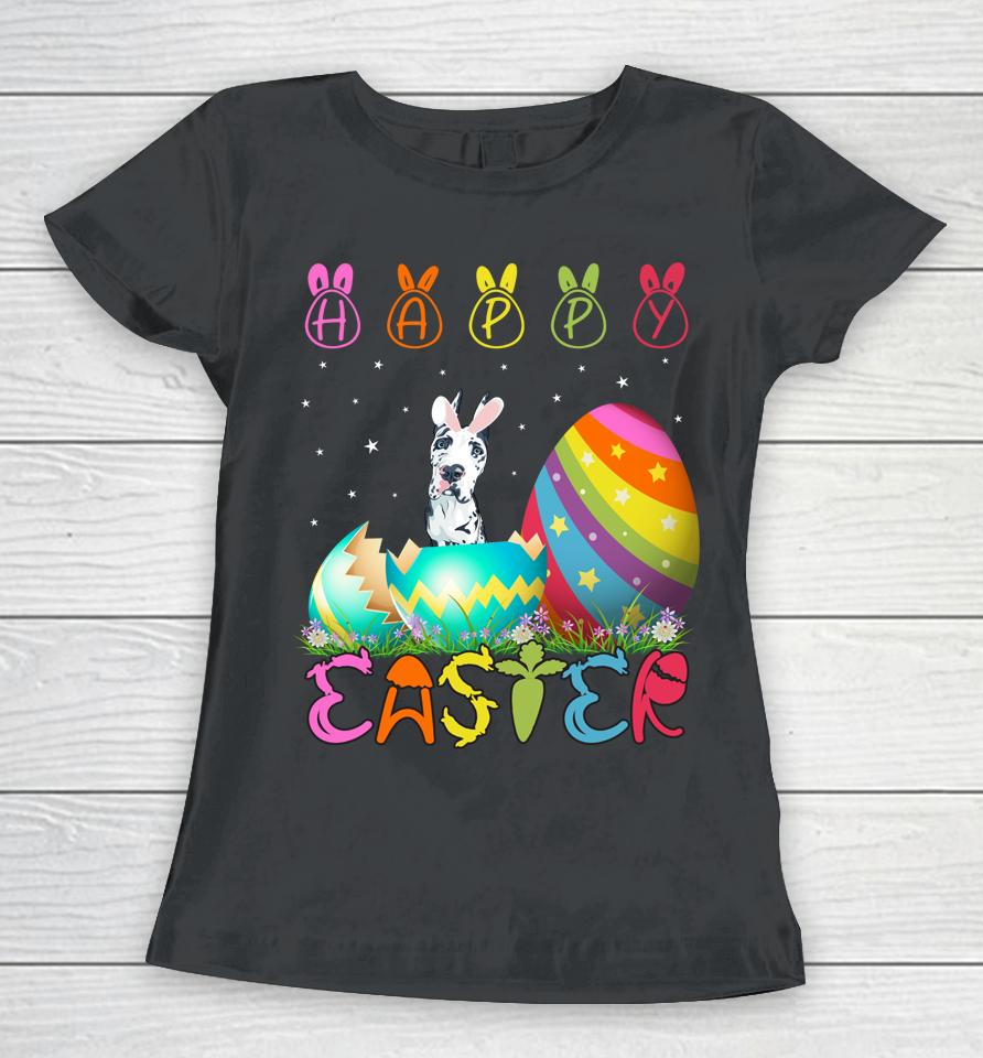 Easter Day Great Dane Dog Women T-Shirt