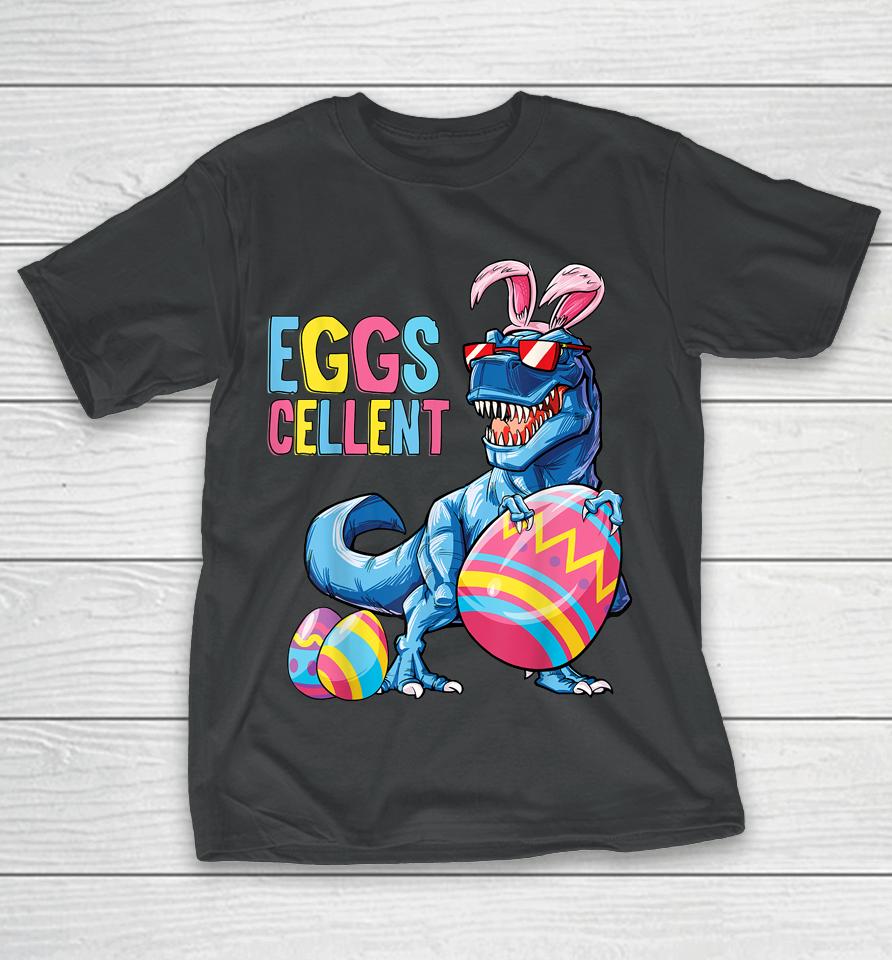 Easter Dinosaur Bunny T Rex Boys Girls Kids Eggs Cellent T-Shirt