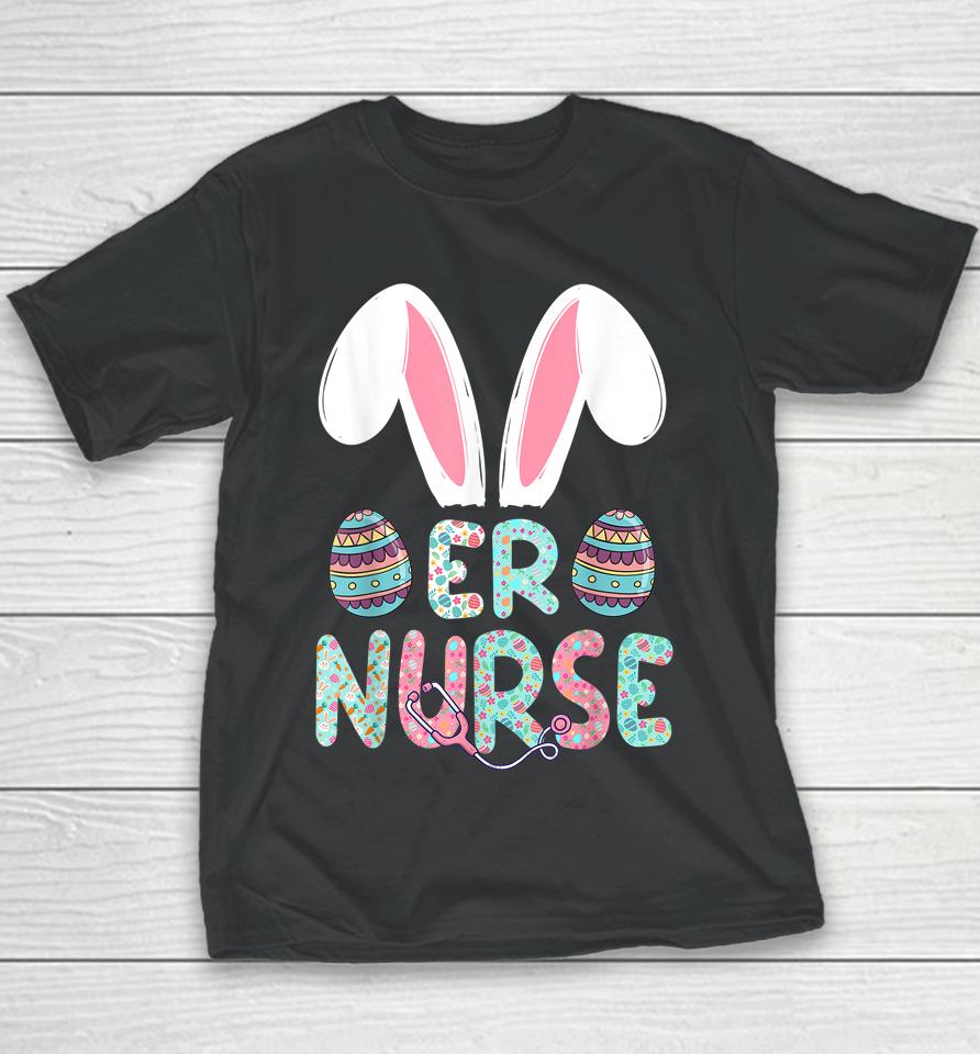 Easter Er Nurse Bunny Easter Day Youth T-Shirt
