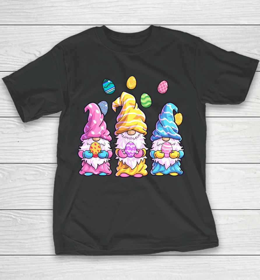 Easter Gnomes Easter Eggs Easter Day Youth T-Shirt