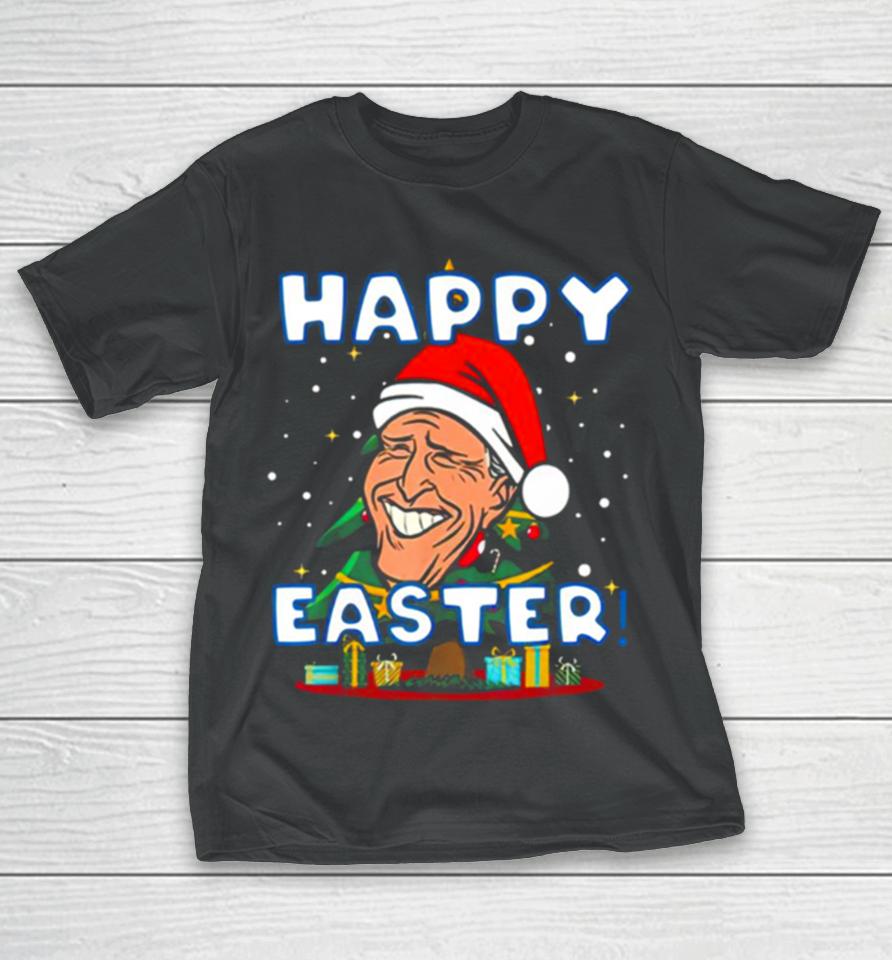 Easter Joe Biden Santa Confused Christmas Days T-Shirt