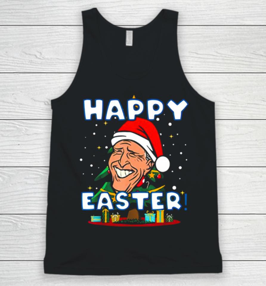 Easter Joe Biden Santa Confused Christmas Days Unisex Tank Top