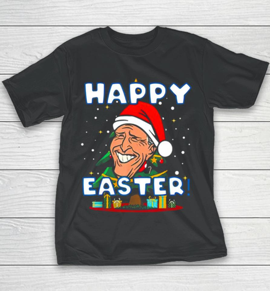 Easter Joe Biden Santa Confused Christmas Days Youth T-Shirt