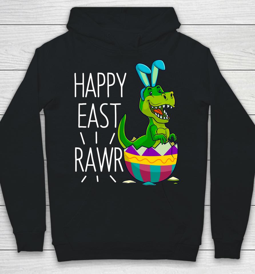 Easter T Rex Dinosaur Bunny Egg Costume Kids Happy Eastrawr Hoodie