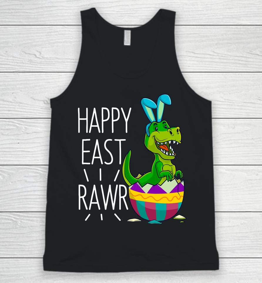 Easter T Rex Dinosaur Bunny Egg Costume Kids Happy Eastrawr Unisex Tank Top