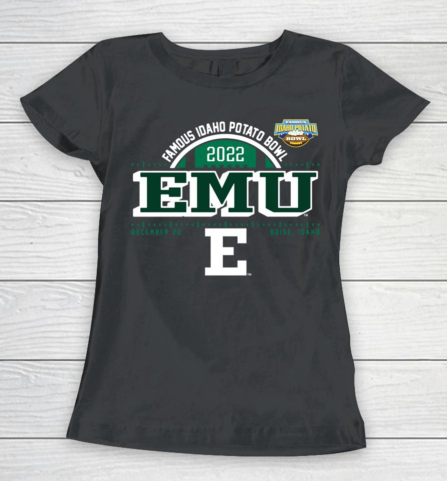 Eastern Michigan Eagles Green Idaho Potato Bowl Women T-Shirt