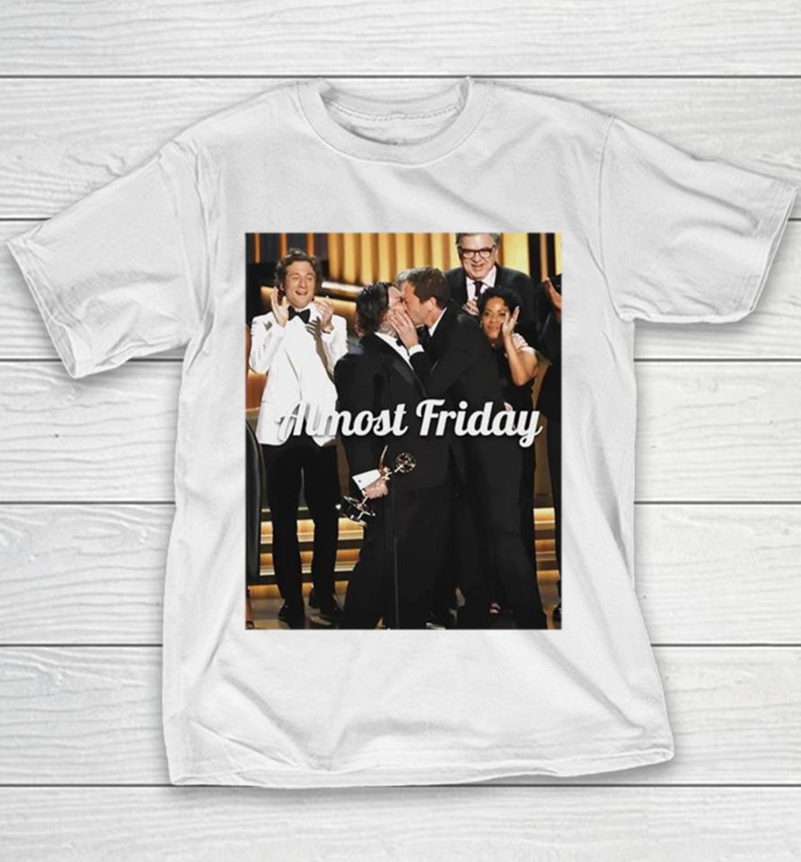 Ebon Moss Bachrach And Matty Matheson Emmys Kiss Almost Friday Youth T-Shirt