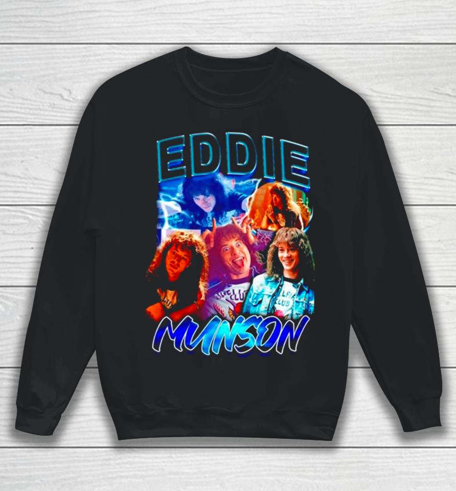 Eddie Munson Homage Vintage Sweatshirt