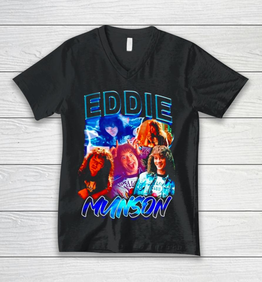Eddie Munson Homage Vintage Unisex V-Neck T-Shirt