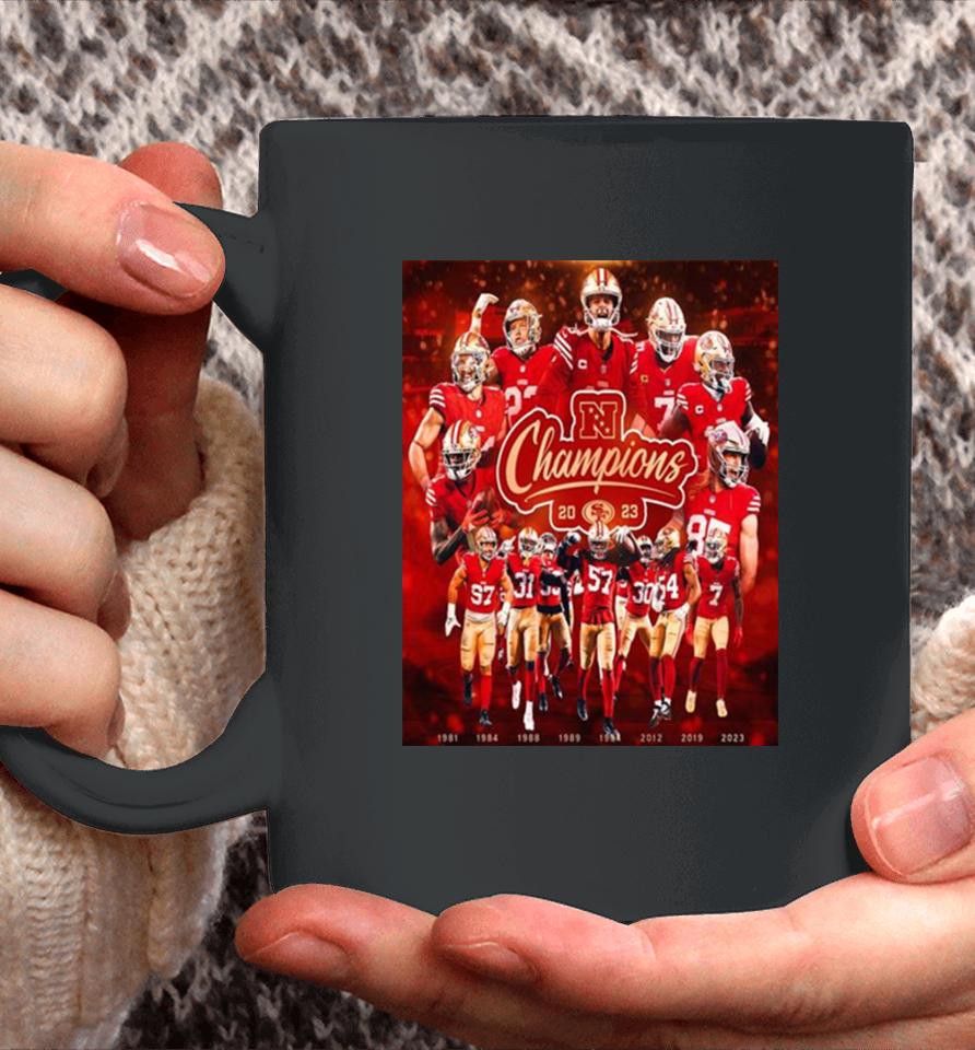 Eight Nfc Champions For The San Francisco 49Ers Head To The Super Bowl Lvii Coffee Mug
