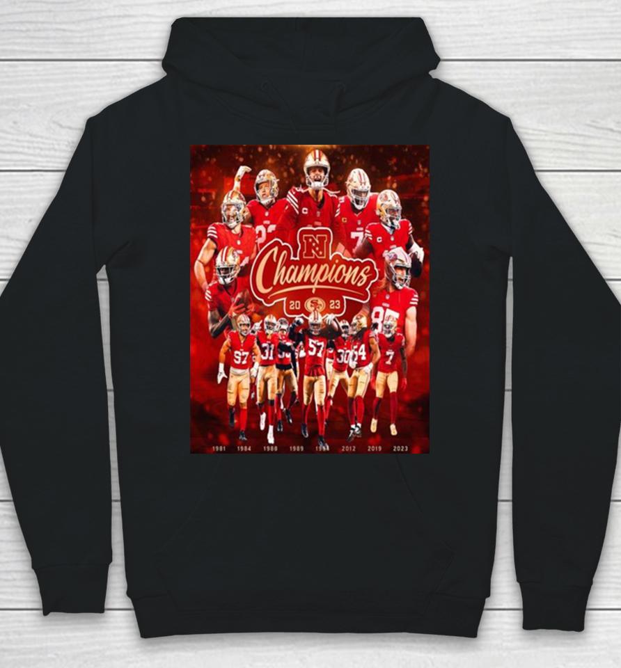 Eight Nfc Champions For The San Francisco 49Ers Head To The Super Bowl Lvii Hoodie