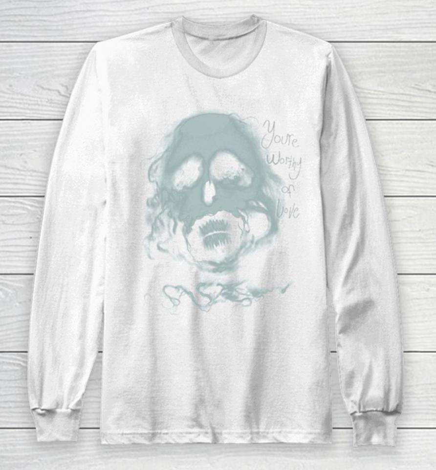 Einstein Ghost Face You’re Worthy Of Love Long Sleeve T-Shirt