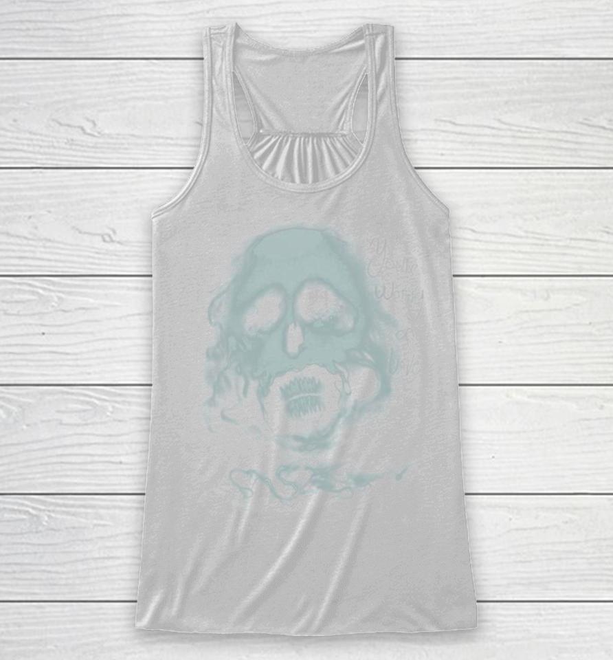 Einstein Ghost Face You’re Worthy Of Love Racerback Tank