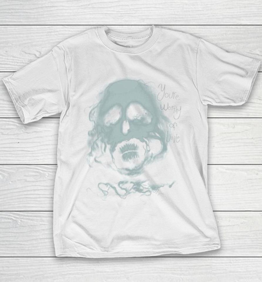 Einstein Ghost Face You’re Worthy Of Love Youth T-Shirt