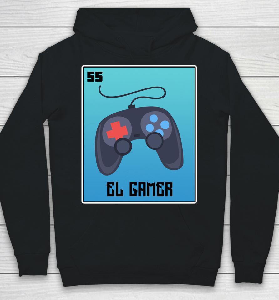El Gamer Video Games Funny Mexican Lottery Parody Graphic Hoodie