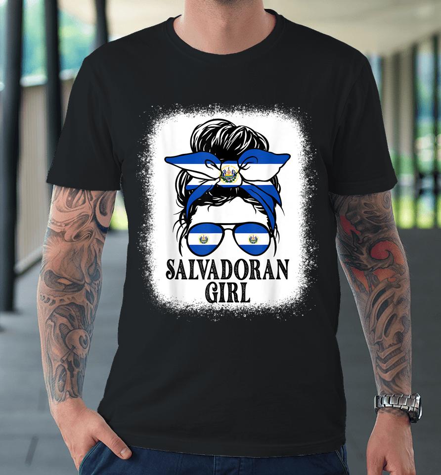 El Salvador For Girl Salvadoran Flagshirts Premium T-Shirt