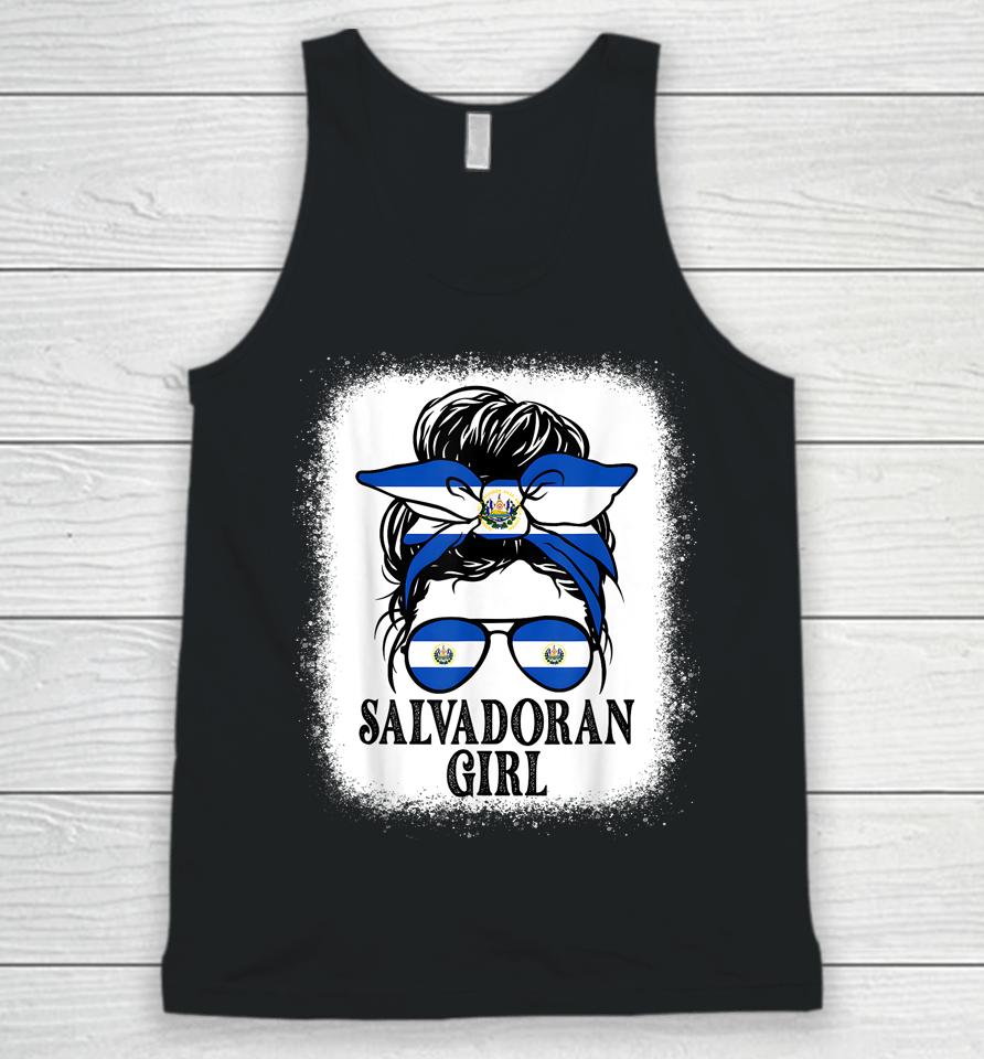 El Salvador For Girl Salvadoran Flagshirts Unisex Tank Top