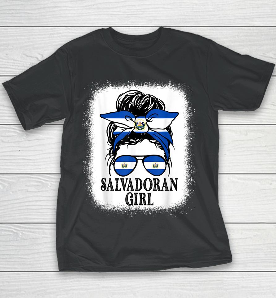 El Salvador For Girl Salvadoran Flagshirts Youth T-Shirt