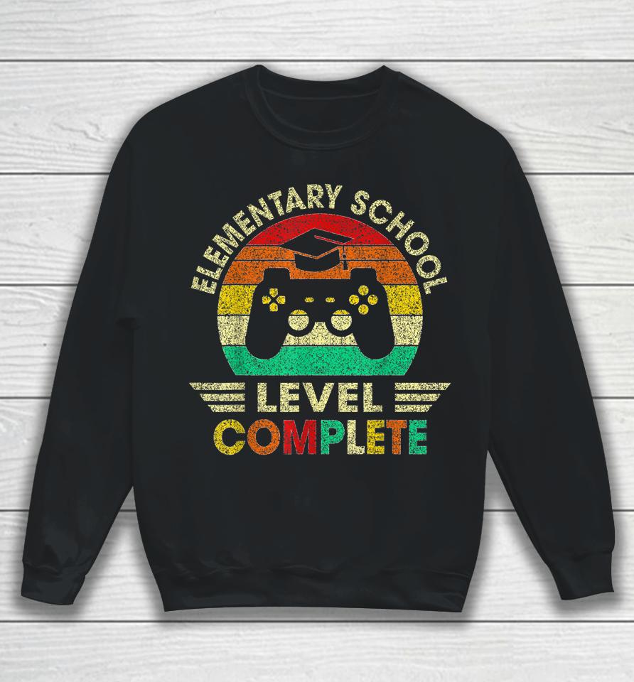 Elementary School Graduation Level Complete Video Games Boys Sweatshirt