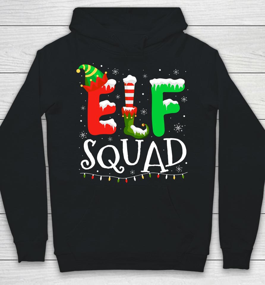 Elf Family Christmas Matching Pajamas Xmas Elf Squad Hoodie
