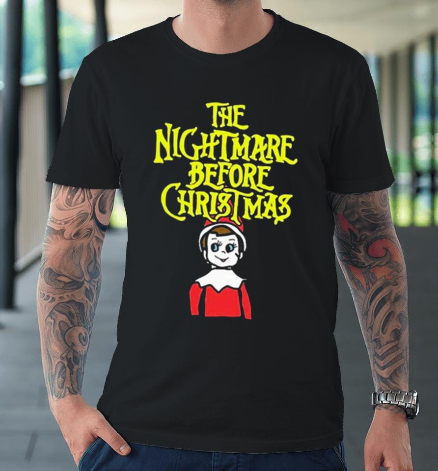 Elf On The Shelf The Nightmare Before Christmas Premium T-Shirt