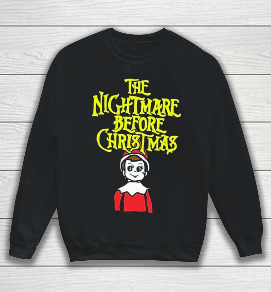 Elf On The Shelf The Nightmare Before Christmas Sweatshirt