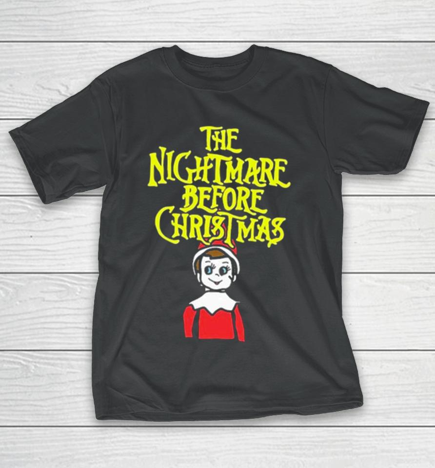 Elf On The Shelf The Nightmare Before Christmas T-Shirt
